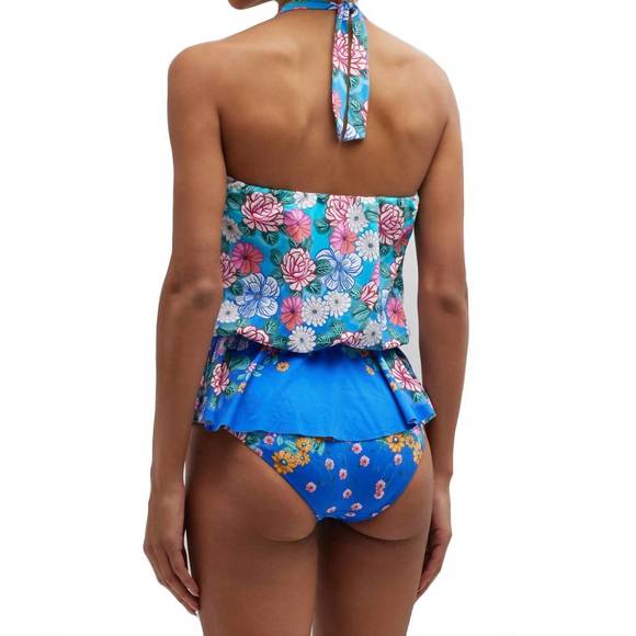 NEW JOHNNY WAS color blast tankini top in multi - Picture 2 of 2